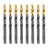 Сверло по металлу, 8,5 мм, HSS-Tin, Golden Tip, 8 шт. Denzel 717220 купить в Нягани