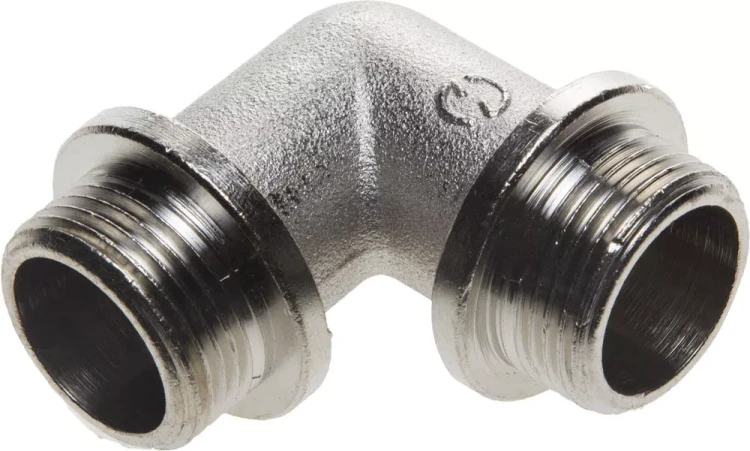 Уголок GENERAL FITTINGS с упором, никелированная латунь, ш/ш, 3/4" 51072-S/S-3/4 купить в Нягани