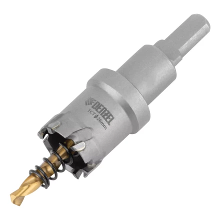 Коронка по металлу твердосплавная, 26 мм Denzel 724006 купить в Нягани