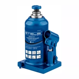 Домкрат гидравлический бутылочный телескопический 6 т h подъема 170–420 мм STELS 51117