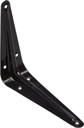 Уголок-кронштейн STAYER &quot;MASTER&quot;, 125х100мм, черный 37401-4 купить в Нягани