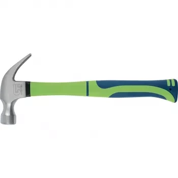 Молоток-гвоздодер с фибергласовой обрезиненной рукояткой 450г СИБРТЕХ 10442 купить в Нягани