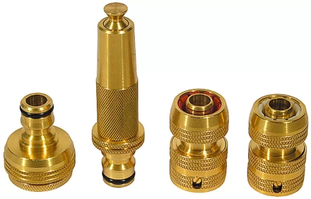 Набор RACO &quot;Profi&quot;, Наконечник, адаптер и соединители 1/2&quot;х3/4&quot;х1&quot;, латунь, 5 предметов 4246-55058B купить в Нягани