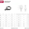 Рым-болт ЗУБР "ПРОФЕССИОНАЛ" DIN 580, оцинкованный, М8, 25 шт 4-304315-08 купить в Нягани