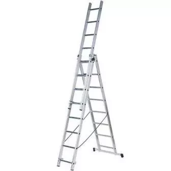 Лестница алюминиевая трёхсекционная ЛА 3х7 Вихрь купить в Нягани