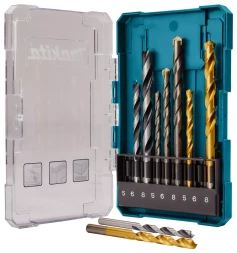 Набор сверл по металлу, дереву и бетону Makita D-71962