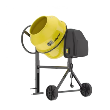 Бетоносмеситель БСЛ-120П 120 л 500 Вт полиамидный венец Сибртех 95471 купить в Нягани