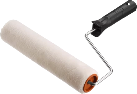 Малярный валик ЗУБР ОПТИМА-ВЕЛЮР 40 х 180 мм бюгель 6 мм ворс 4 мм полиэстер 03547-18 купить в Нягани