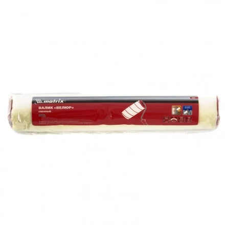 Валик сменный &quot;Велюр&quot; 250 мм ворс 4 мм D 40 мм D ручки 6 мм шерсть Matrix 80899 купить в Нягани