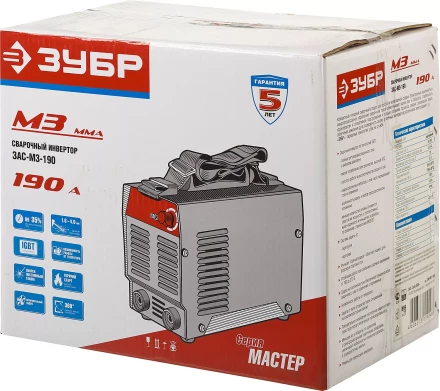 Сварочный инвертор ММА ЗАС-М3-190 серия МАСТЕР купить в Нягани
