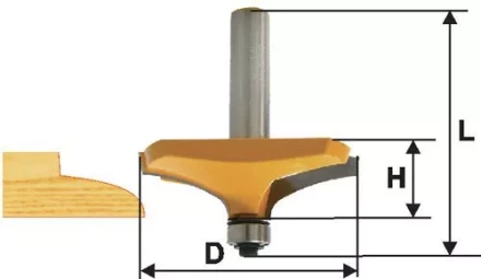 Фреза фигирейная горизонтальная ф635х19мм хв 12мм 10587 купить в Нягани