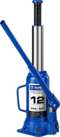 Домкрат гидравлический бутылочный T50, 12т, 228-467мм, ЗУБР Профессионал 43060-12 43060-12_z01 купить в Нягани