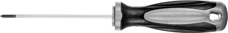 Отвертка MIRAX 25096-0-10, закаленный стержень, двухкомпонентная рукоятка, PH0x100мм 25096-0-10 купить в Нягани