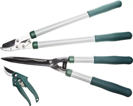 Набор RACO для ухода за деревьями и кустарниками: Сучкорез 540мм, кусторез 520мм, секатор 190мм 4212-59/103B купить в Нягани