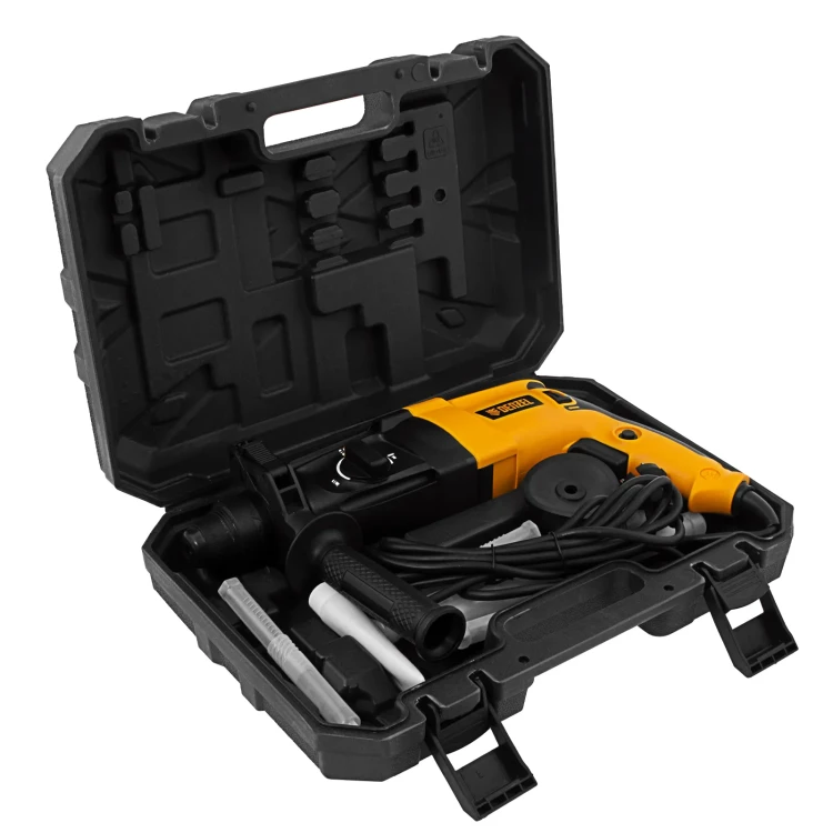 Перфоратор электрический RHH-800-26  SDS-plus 800 Вт 3 Дж  3 плюс 1 режим Denzel 26607 купить в Нягани