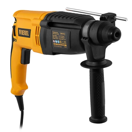 Перфоратор электрический RHH-800-26  SDS-plus 800 Вт 3 Дж  3 плюс 1 режим Denzel 26607 купить в Нягани