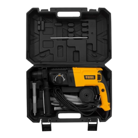 Перфоратор электрический RHH-800-26  SDS-plus 800 Вт 3 Дж  3 плюс 1 режим Denzel 26607 купить в Нягани