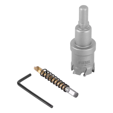 Коронка по металлу твердосплавная, 27 мм Denzel 724007 купить в Нягани