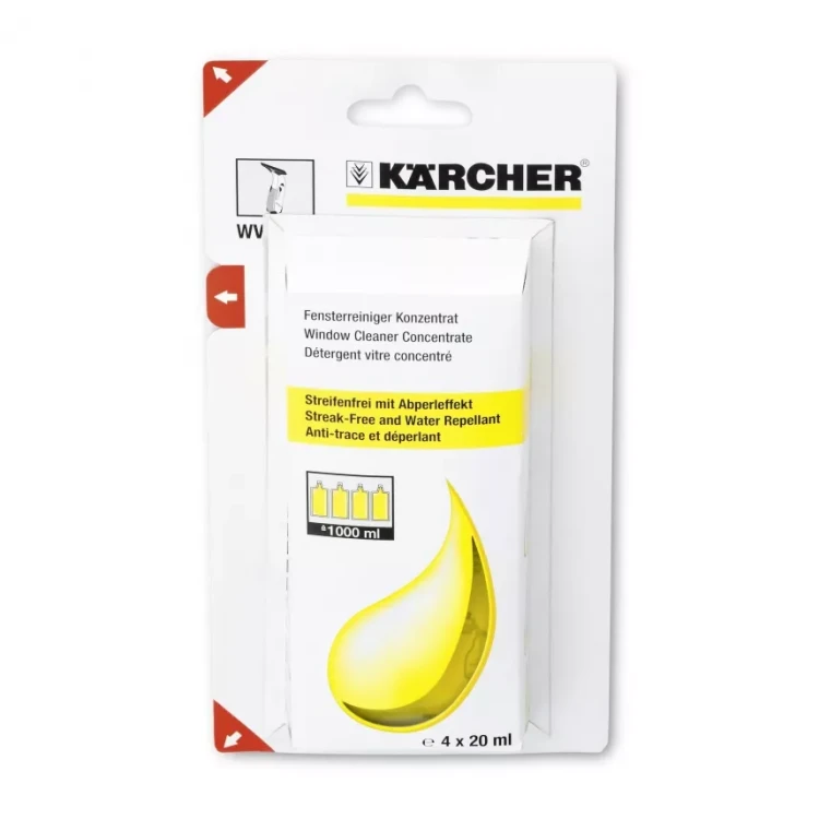 Концентрат для мойки окон, 4х20 мл KARCHER купить в Нягани