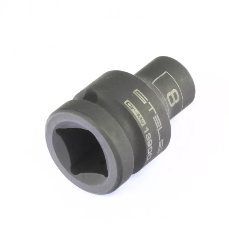 Головка ударная шестигранная 8 мм 1/2" CrMo Stels 13900 купить в Нягани