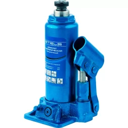 Домкрат гидравлический бутылочный телескопический 8 т h подъема 170–430 мм STELS 51118