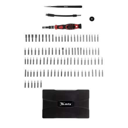 Набор для точных работ 107 в 1 MTX, универсальный, сталь CrV, 135697 купить в Нягани