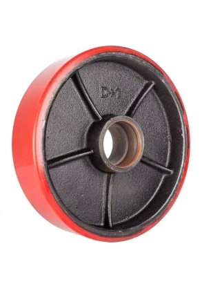 Колесо полиуретановое 200х50 мм без подшипника для тележек гидравлических BF/WB/RHP 1001014 купить в Нягани