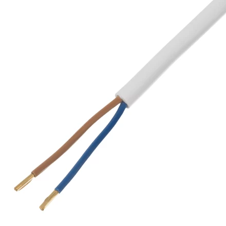 Шнур сетевой Denzel Energy Series, ПВС, 3 м, 2 x 1,5 мм, с неразборной вилкой, белый, 3 м, 37672 купить в Нягани