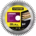 Пильный диск &quot;Laminate line&quot; для ламината, 235x30, 64Т, STAYER 3684-235-30-64 купить в Нягани