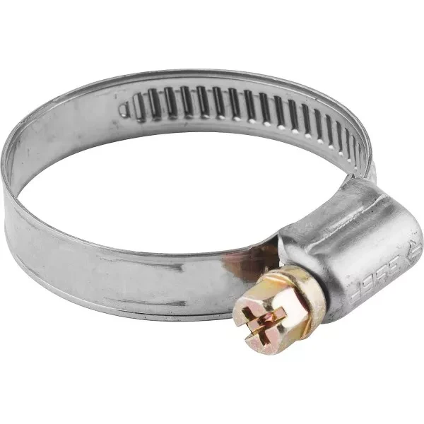 Хомуты ЗУБР "ЭКСПЕРТ", нерж. сталь, накатная лента 9 мм, 16-25 мм, 5 шт 3787-16-25 купить в Нягани