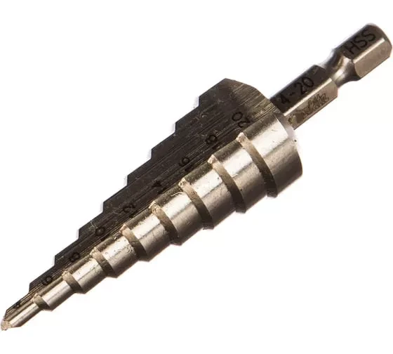 Сверло ступенчатое HSS с прямым желобком, 4-20x75, 1/4" (Makita D-40098) купить в Нягани