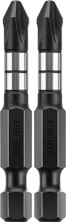 Биты для ударных шуруповертов KRAFTOOL Impact Pro PH 26191-2-50-S2 купить в Нягани