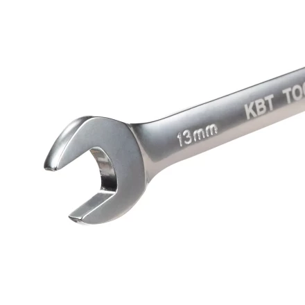 Набор гаечных комбинированных трещоточных ключей КВТ НТКП-6 (8–17 мм), 6 шт., с переключателем реверса (91952) купить в Нягани