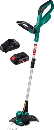 ЗУБР С1-18, 18 В, 25 см, 1 АКБ (2 А·ч), аккумуляторный триммер (ТА-185-21) купить в Нягани