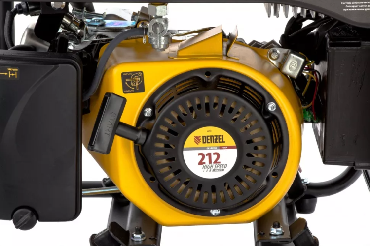 Генератор инверторный GT-3500iF, 3.5 кВт, 230 В, бак 5 л, открытый корпус, ручной старт Denzel 94705 купить в Нягани