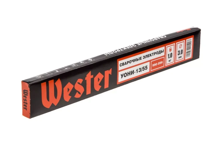Электроды для сварки WESTER УОНИ-13/55, 3.0 мм, 1 кг купить в Нягани