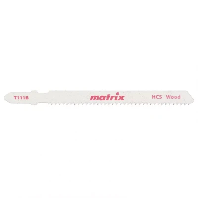 Полотна для электролобзика  по дереву 3 штук T111B 75 x 2 мм HCS MATRIX 78225