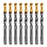 Сверло по металлу, 10 мм, HSS-Tin, Golden Tip, 8 шт. Denzel 717222 купить в Нягани