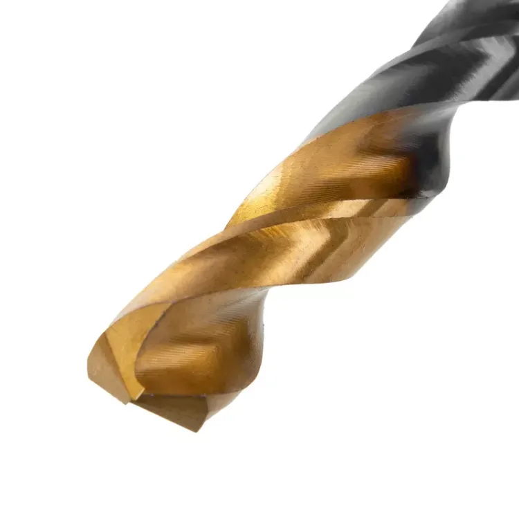 Сверло по металлу, 10 мм, HSS-Tin, Golden Tip, 8 шт. Denzel 717222 купить в Нягани
