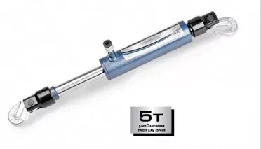 Цилиндр гидравлический 5 т стяжной усиленный с крюками STELS 51361 купить в Нягани
