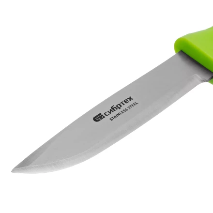 Нож-поплавок хозяйственный с чехлом, пластиковая рукоятка, 230 мм Сибртех 79019 купить в Нягани