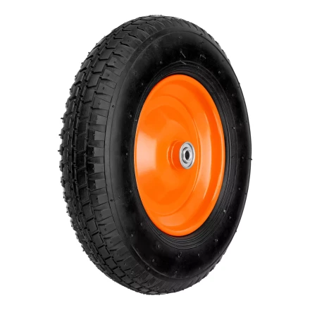 Колесо пневматическое Palisad 4.80/4.00-8 D380мм, подш. внут. диам. 12мм, длина оси 80мм 689468 купить в Нягани