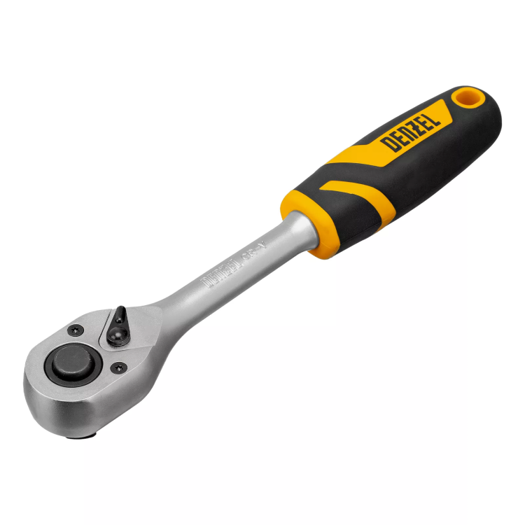 Набор инструментов Denzel 15807, 1/2", 1/4", 3/8", CrV, S2, пластиковый кейс, 216 предметов купить в Нягани