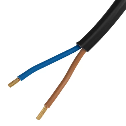 Шнур сетевой Denzel Energy Series, ПВС, 3 м, 2 x 1,5 мм, с неразборной вилкой, черный, 3 м, 37673 купить в Нягани