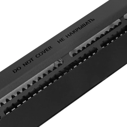 Конвектор электрический плинтусный Denzel ATRIC-300, 230 В, 300 Вт, ТЭН, черный 98135 купить в Нягани