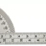 Транспортир KRAFTOOL с линейкой из нержавеющей стали, 200мм 34290 купить в Нягани
