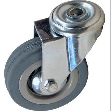 Аппаратное поворотное колесо под болт HITCH 120*26 резина серая SChg55 (SZ084852) купить в Нягани