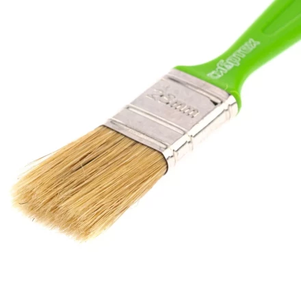 Кисть флейцевая &quot;Евро&quot;, 25 x 8, натуральная щетина, пластиковая ручка Сибртех 83300 купить в Нягани