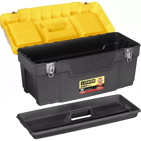 Ящик для инструмента "KEEPMAX-25" пластиковый, STAYER 2-38015-25_z01 купить в Нягани