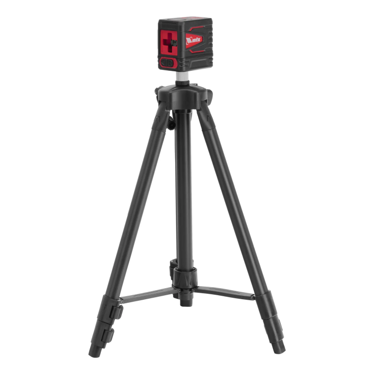 Лазерный уровень QBC RED Pro SET, 10 м, красный луч, батарейки, штатив// MTX 350105 купить в Нягани
